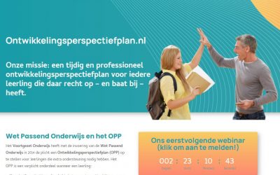 Website Ontwikkelingsperspectiefplan.nl live